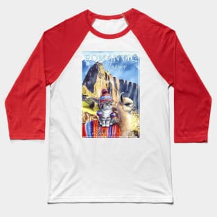 Romantic Andes Getaway Cat Devon Rex Life 3ED Baseball T-Shirt